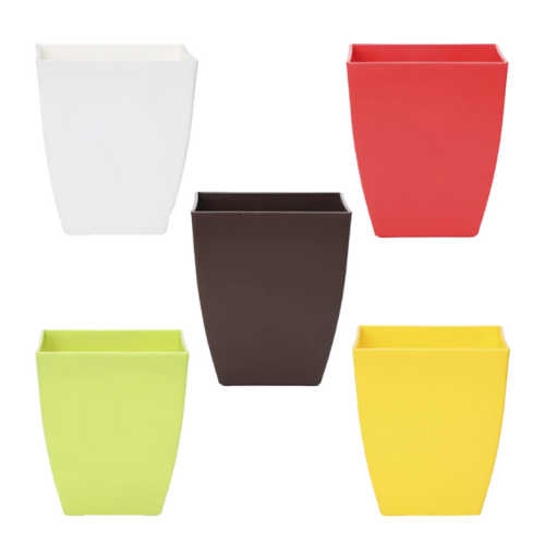 Multicolor Attractive 3 inch Pots & Planters(Set of 5)